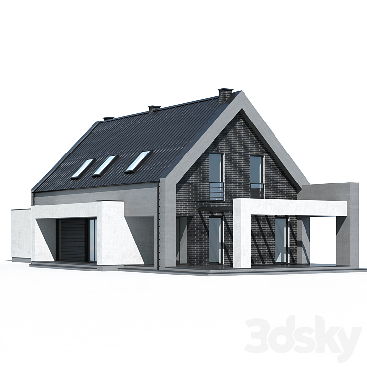 ABS House V262 3DS Max - thumbnail 1