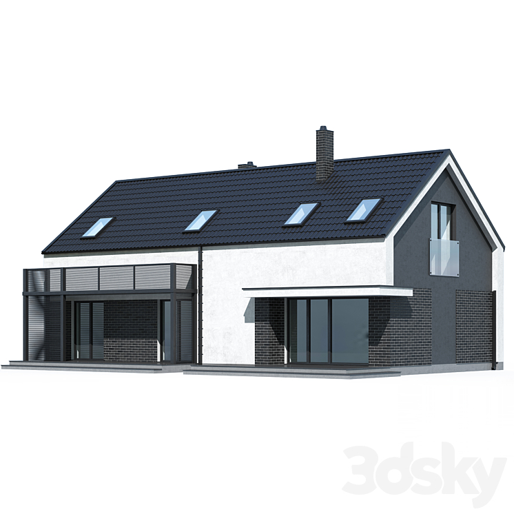 ABS House V263 3DS Max - thumbnail 1