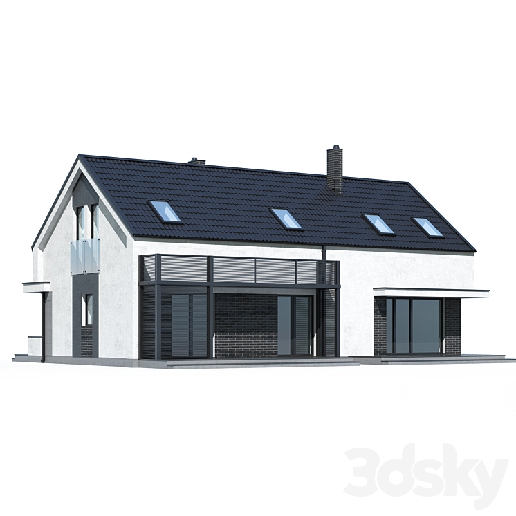 ABS House V263 3DS Max - thumbnail 2