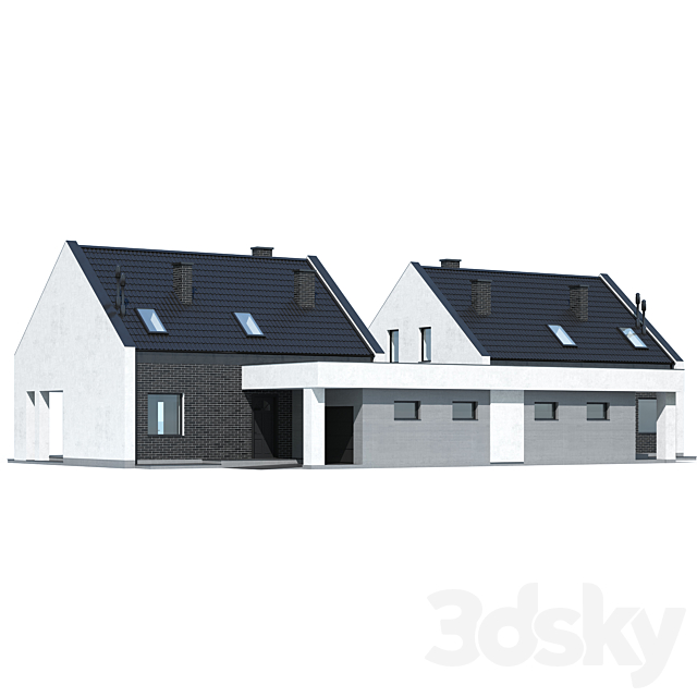 ABS House V265 3DS Max Model - thumbnail 3