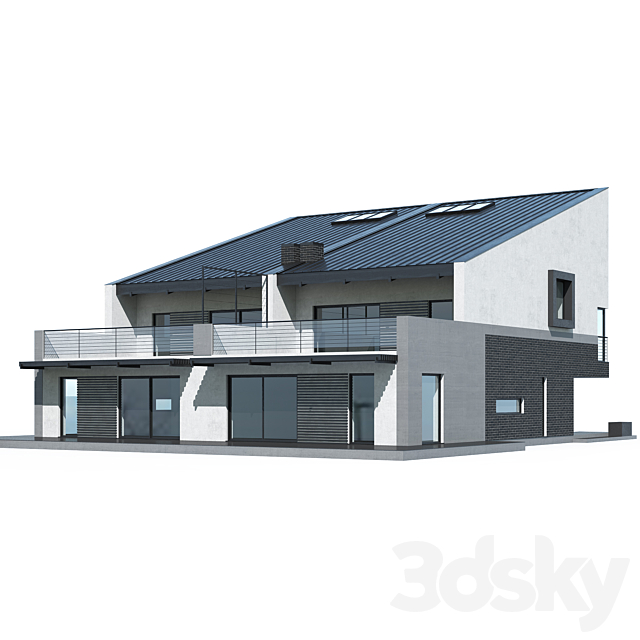 ABS House V267 3DS Max Model - thumbnail 1