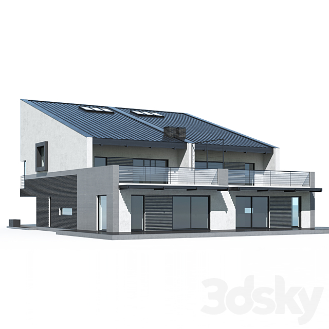 ABS House V267 3DS Max Model - thumbnail 2