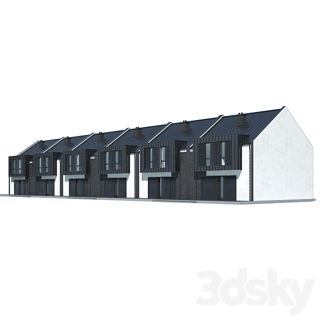 ABS House V269 3DS Max Model - thumbnail 3