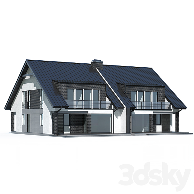 ABS House V270 3DS Max Model - thumbnail 3