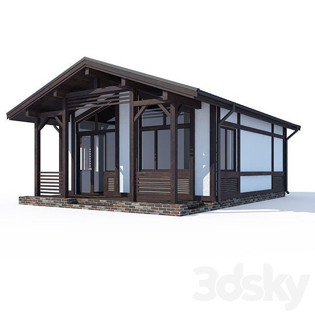 ABS House V37 3ds Max - thumbnail 1