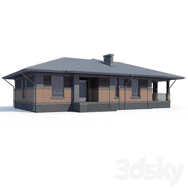 ABS House V76 3ds Max - thumbnail 1