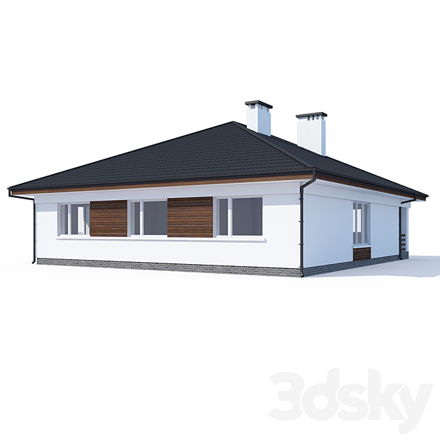 ABS House V8 3ds Max - thumbnail 2