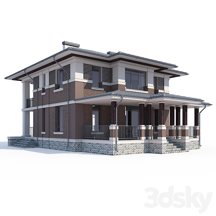 ABS House V81 3DS Max - thumbnail 1