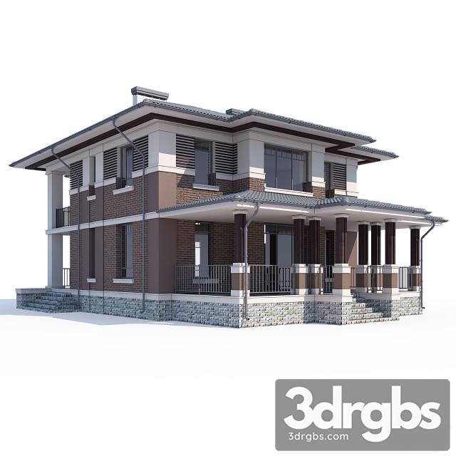 ABS House V81 3dsmax Download - thumbnail 1