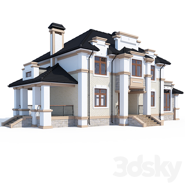 ABS House V85 3ds Max - thumbnail 1