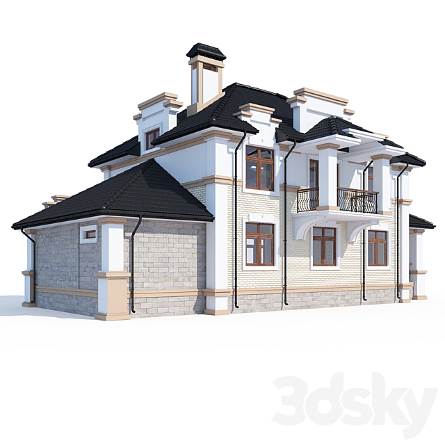 ABS House V85 3ds Max - thumbnail 2