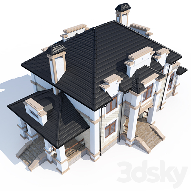 ABS House V85 3ds Max - thumbnail 3