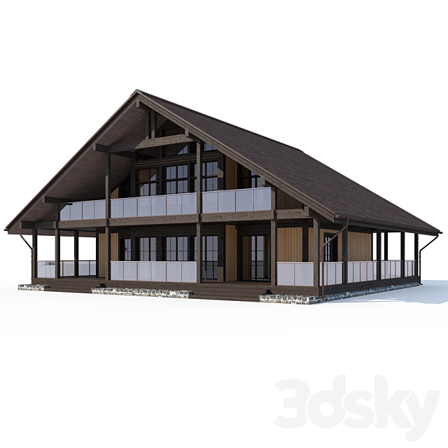 ABS House V9 3ds Max - thumbnail 2