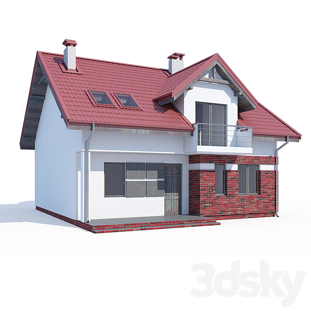 ABS House V97 3ds Max - thumbnail 1