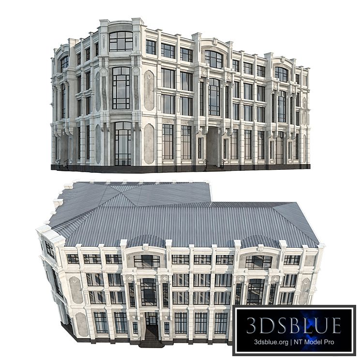 Administrative (office) building 3DS Max - thumbnail 3