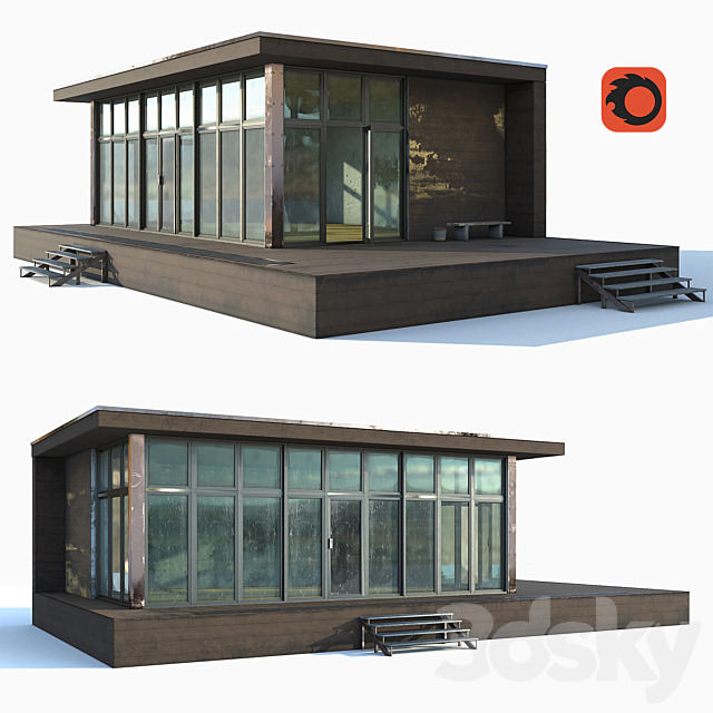 Aged building 3DSMax File - thumbnail 1