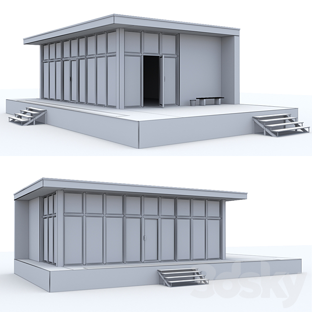 Aged building 3DSMax File - thumbnail 3