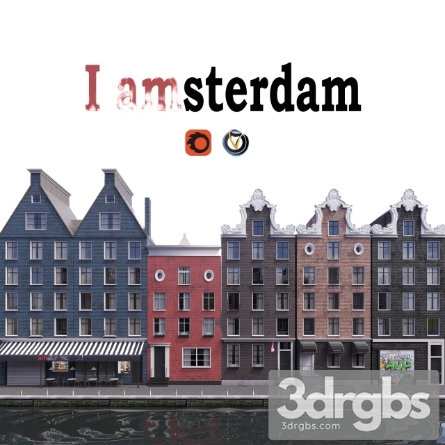 Amsterdam Architecture 3dsmax Download - thumbnail 1