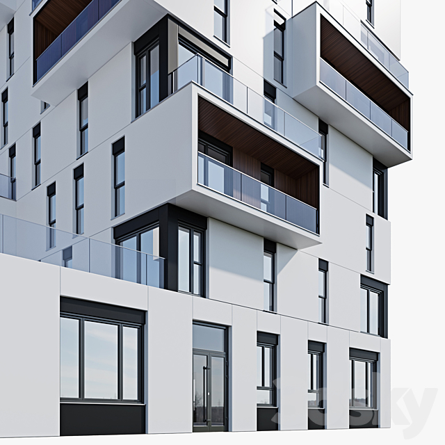 apartment house 5 3DSMax File - thumbnail 2