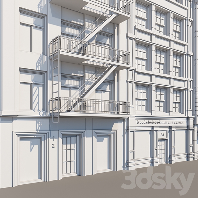 Architectural facades volA8 3DSMax File - thumbnail 4