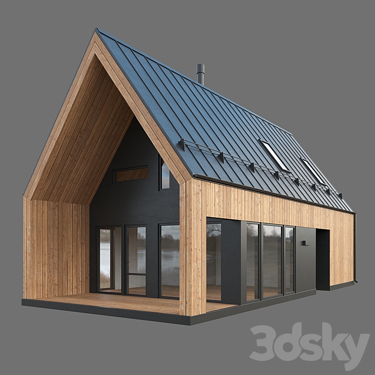 Barn house 01 3DS Max - thumbnail 1