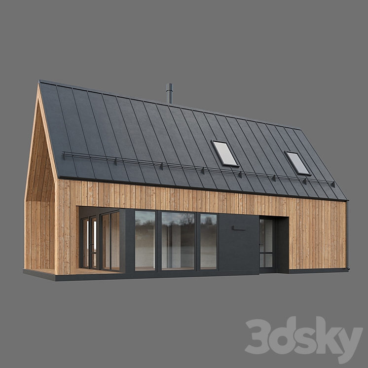 Barn house 01 3DS Max - thumbnail 2