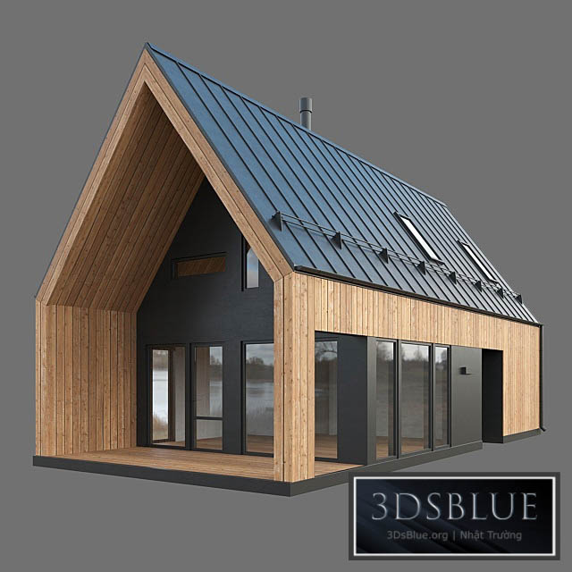 Barn house 01 3DS Max - thumbnail 3