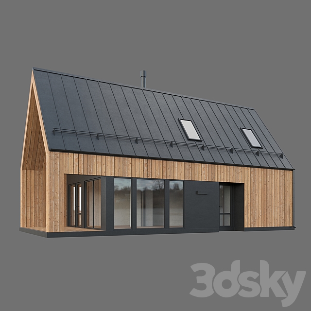 Barn house 01 3DSMax File - thumbnail 2