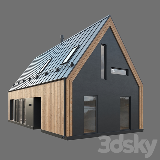 Barn house 01 3DSMax File - thumbnail 3