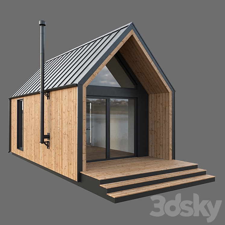 Barn house 02 3DS Max - thumbnail 1