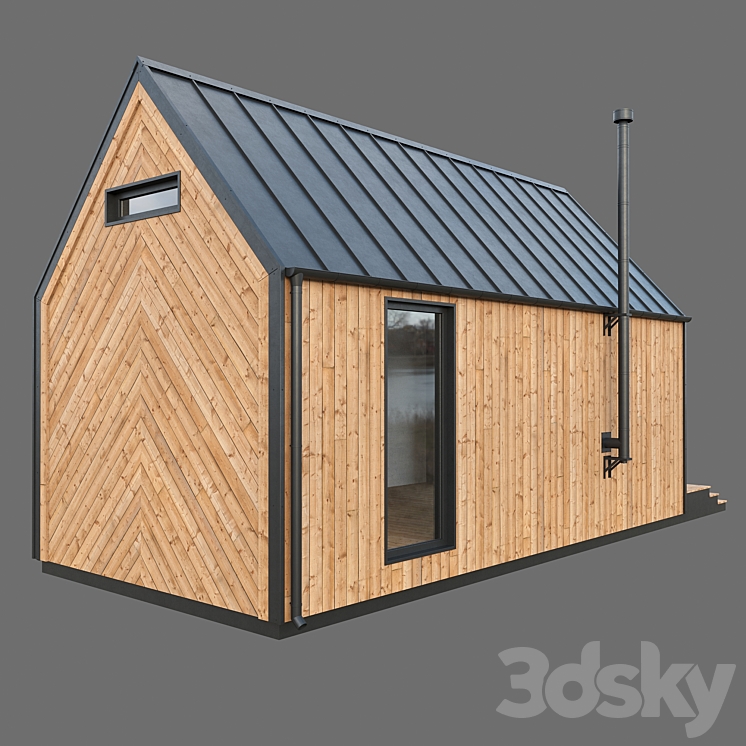 Barn house 02 3DS Max - thumbnail 2