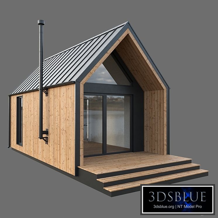 Barn house 02 3DS Max - thumbnail 3