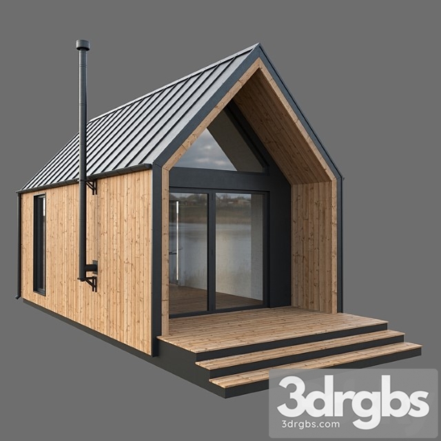 Barn House 02 3dsmax Download - thumbnail 1