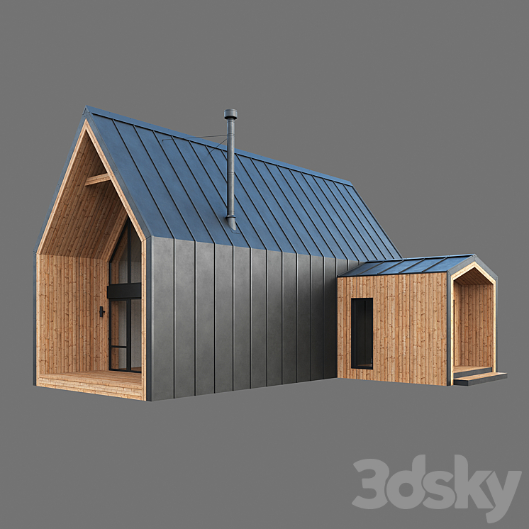 Barn house 04 3DS Max - thumbnail 2