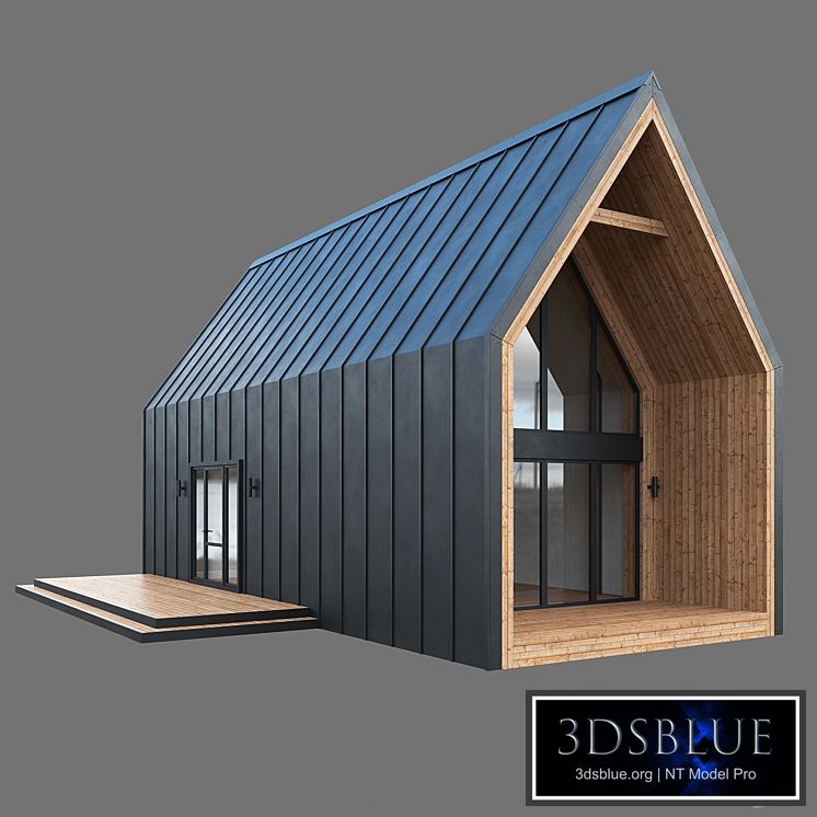 Barn house 04 3DS Max - thumbnail 3