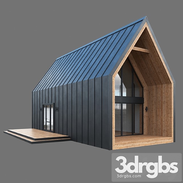 Barn House 04 3dsmax Download - thumbnail 1