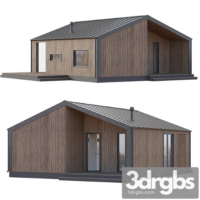 Barn House 05 3dsmax Download - thumbnail 1