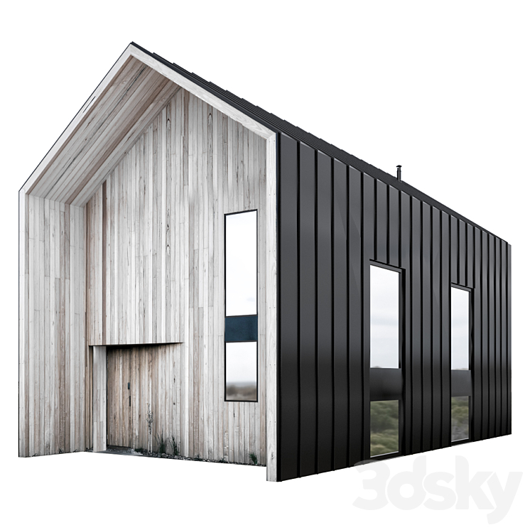 Barn houses 3DS Max - thumbnail 2