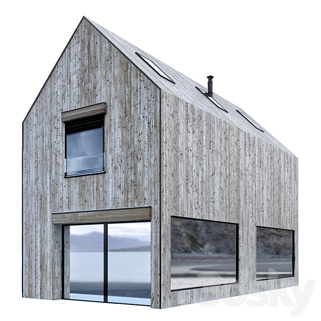 Barn houses 3DSMax File - thumbnail 4