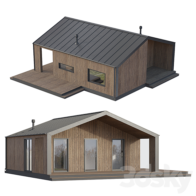 BarnHouse 01 3DS Max Model - thumbnail 2