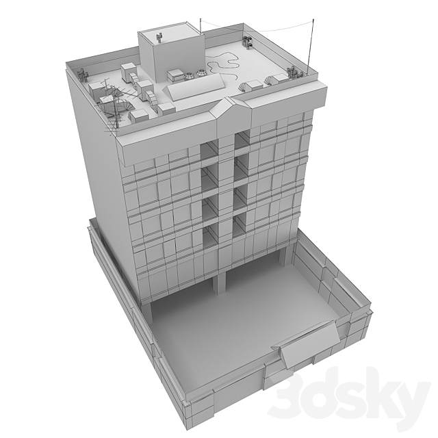 Building 12 3DSMax File - thumbnail 5