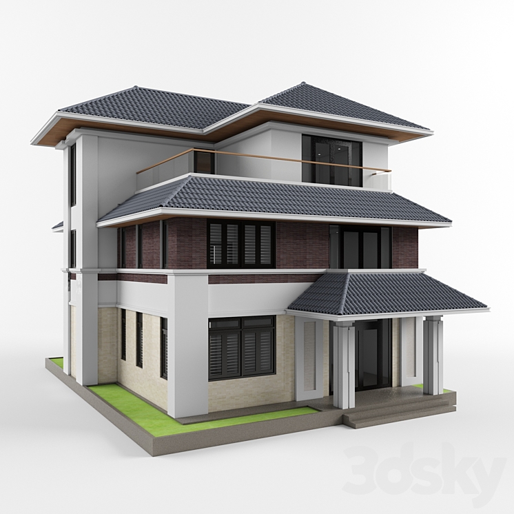 building 2 3DS Max - thumbnail 1