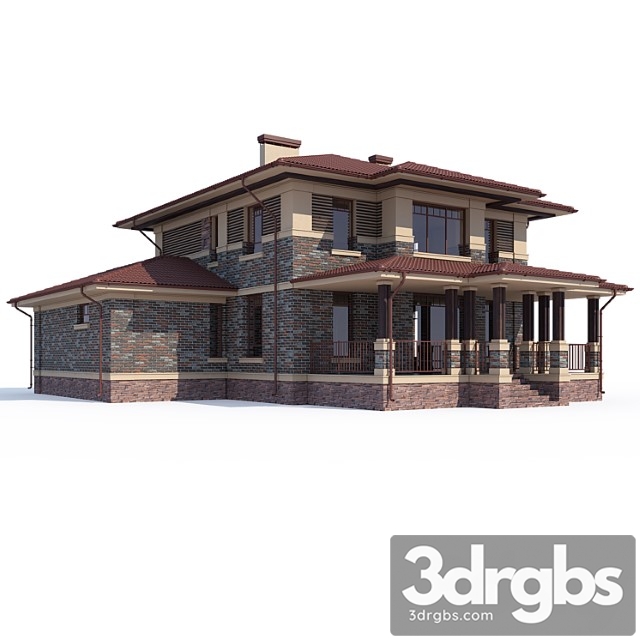 Building Abs House v82 3dsmax Download - thumbnail 1