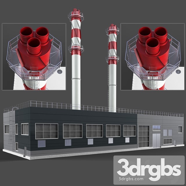 Building Boiler Room 2 3dsmax Download - thumbnail 1