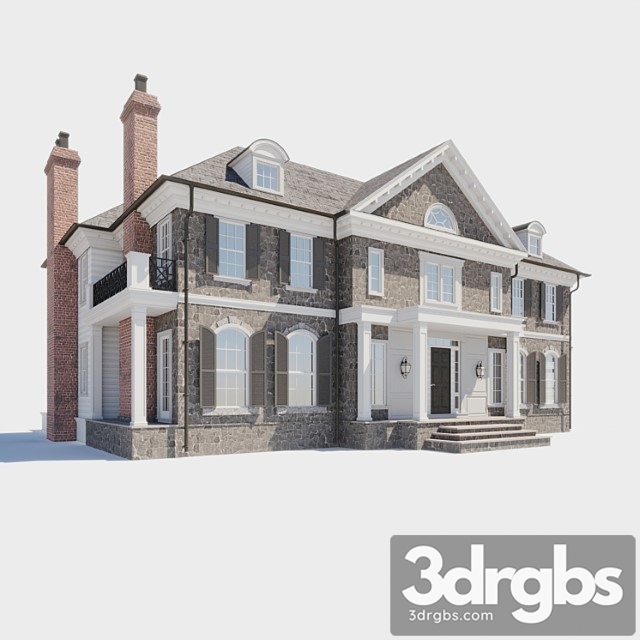 Building Build 007 3dsmax Download - thumbnail 1