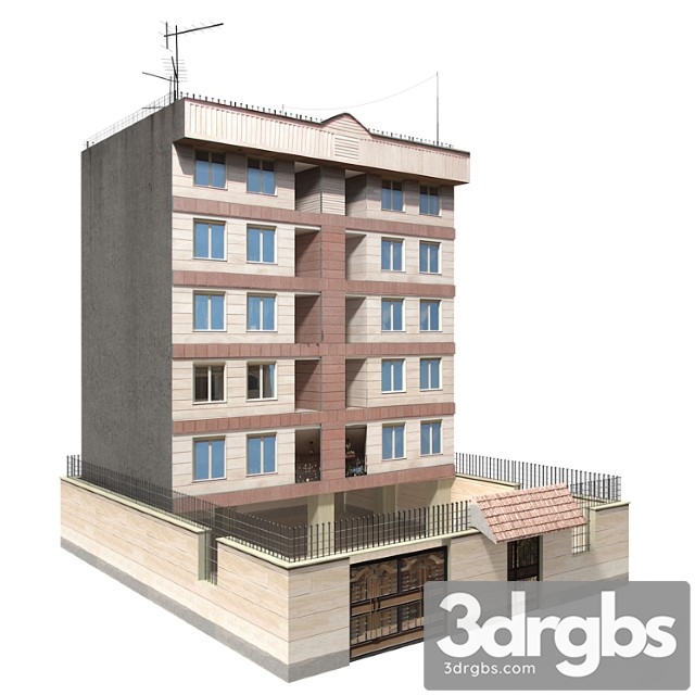 Building Building 12 3dsmax Download - thumbnail 1