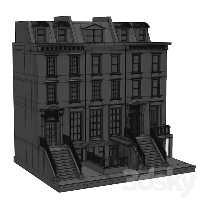 Building Classic Vol03 3DS Max Model - thumbnail 2