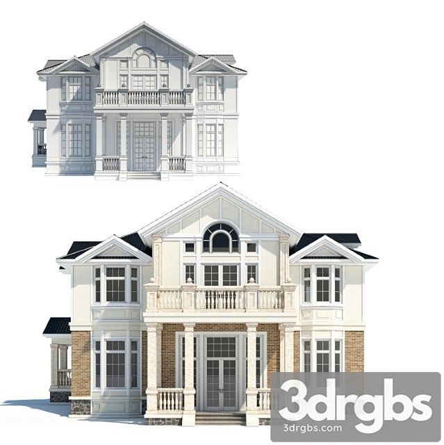 Building Cottage 1 3dsmax Download - thumbnail 1