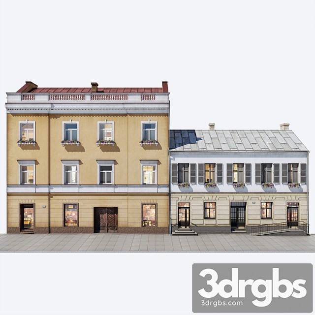 Building Facades Vol 2 3dsmax Download - thumbnail 1