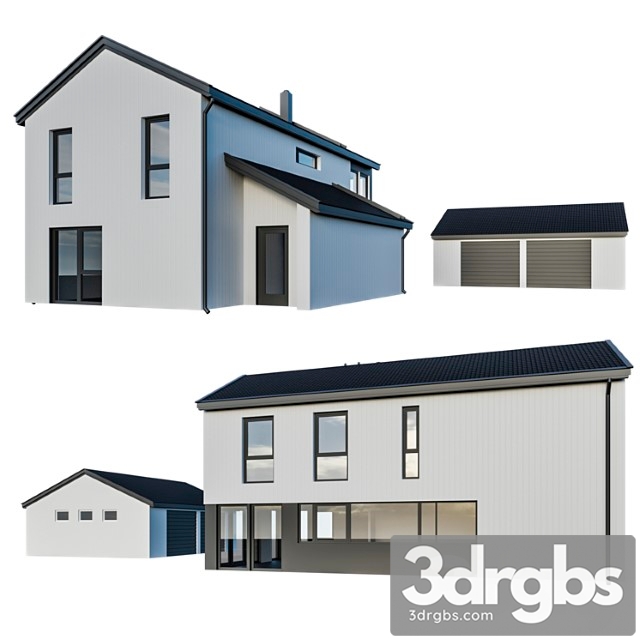 Building House 004 3dsmax Download - thumbnail 1